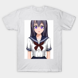 Anime School Girl T-Shirt